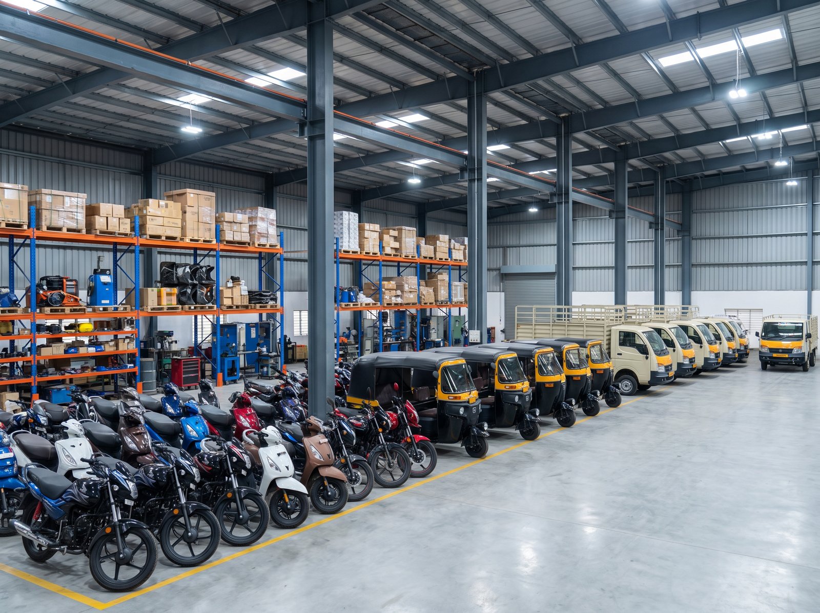 Two-Wheeler Logistics Fleet
